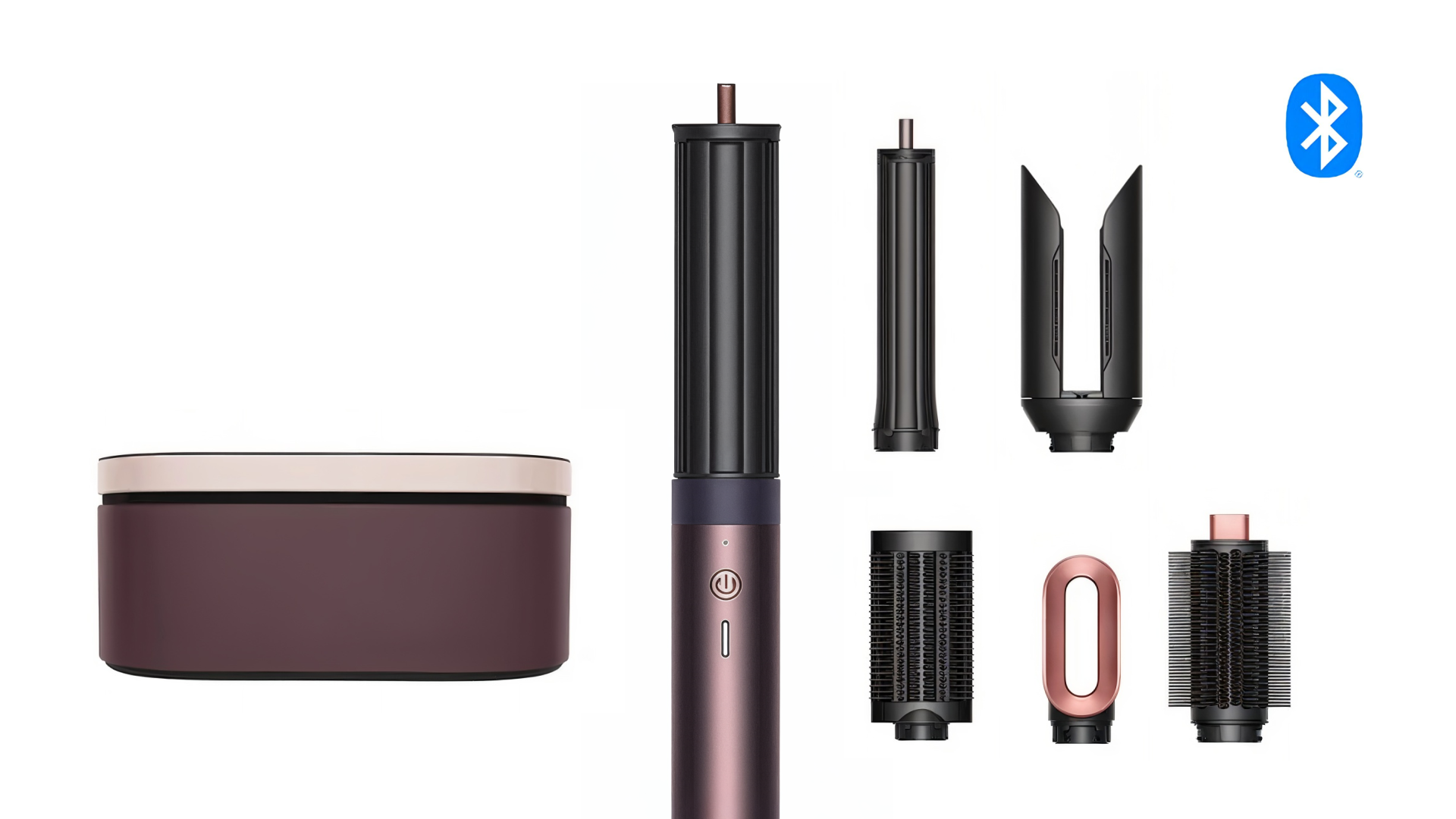 Мульти-стайлер Dyson Airwrap Co-anda 2x multi-styler and dryer Straight+Wavy в цвете Jasper Plum