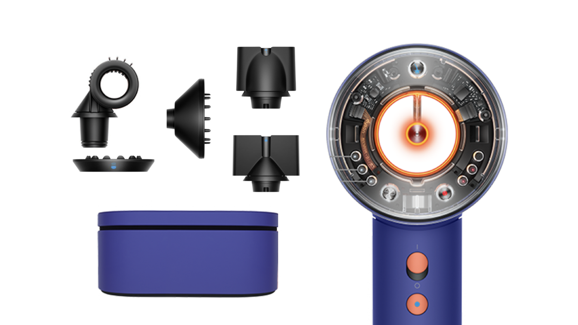 Фен Dyson Supersonic Nural HD16 Vinca Blue Topaz